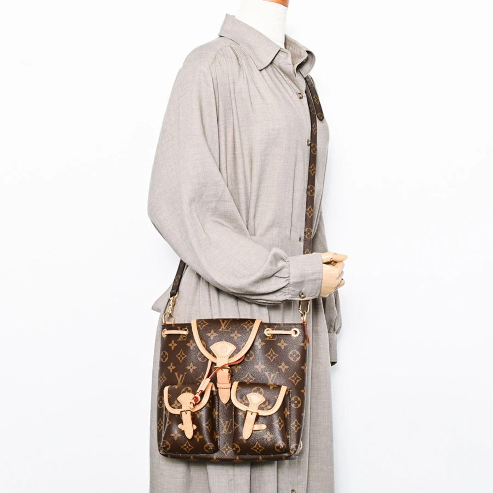 Louis Vuitton Excursion Backpack Rucksack Daypack Brown - Picture 6 of 8